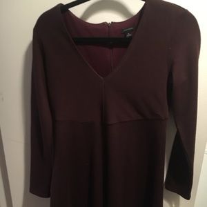 Ann Taylor burgundy dress